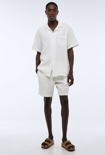Short gaufré en coton BIO GOTS - MONOPRIX - Modalova