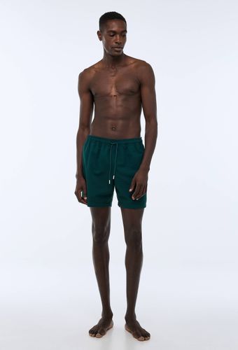 Short de bain seersucker uni - MONOPRIX - Modalova