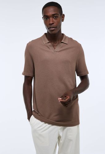 Polo manches courtes en viscose - MONOPRIX - Modalova