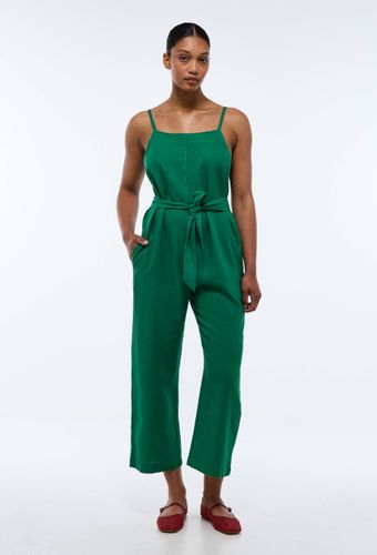 Combinaison pantalon ceinturée à bretelles - MONOPRIX - Modalova
