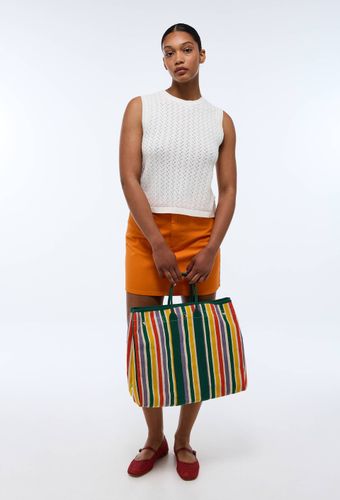 Pull sans manche uni en maille ajourée BIO GOTS - MONOPRIX - Modalova