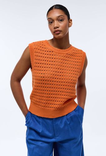 Top sans manche uni en crochet BIO GOTS - MONOPRIX - Modalova