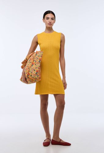 Robe en maille ajourée unie en coton BIO GOTS - MONOPRIX - Modalova