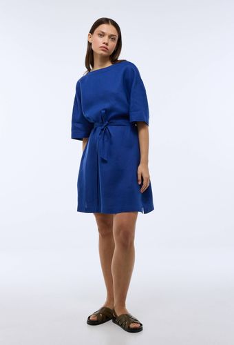 Robe courte unie en lin - MONOPRIX - Modalova