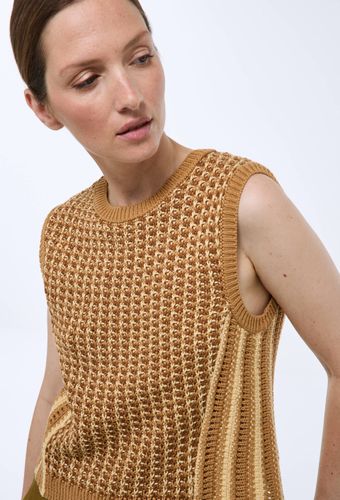 Top sans manches point crochet en coton - MONOPRIX - Modalova