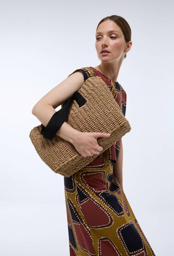 Panier en paille papier - MONOPRIX - Modalova