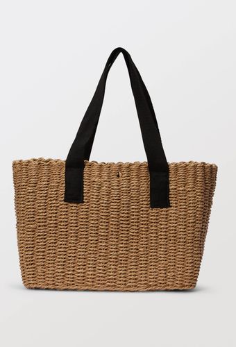 Panier en paille papier - MONOPRIX - Modalova