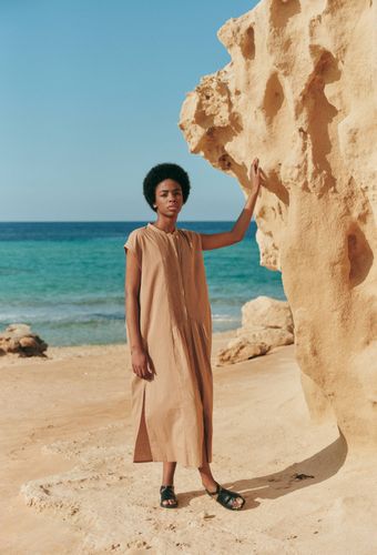 Robe longue sans manches en coton BIO GOTS - MONOPRIX - Modalova