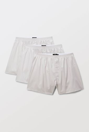 Lot de 3 caleçons à carreaux & à rayures en coton BIO GOTS - MONOPRIX - Modalova