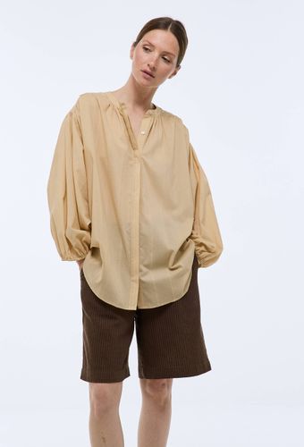 Chemise manches trois quarts brodée en coton BIO GOTS - MONOPRIX - Modalova