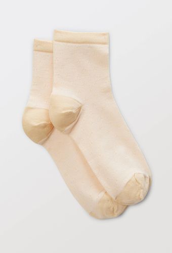 Paire de socquettes fantaisie en fil d'écosse - MONOPRIX FEMME - Modalova