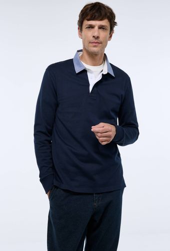 Polo manches longues en coton BIO GOTS - MONOPRIX - Modalova