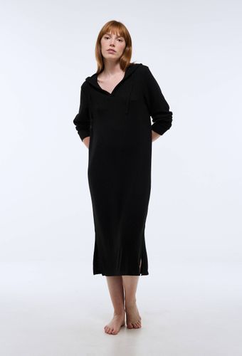 Chemise de nuit longue avec capuche unie - MONOPRIX - Modalova