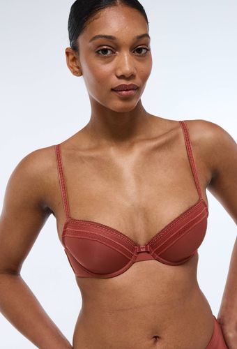 Soutien-gorge corbeille paddé IRIS en microfibre - MONOPRIX - Modalova