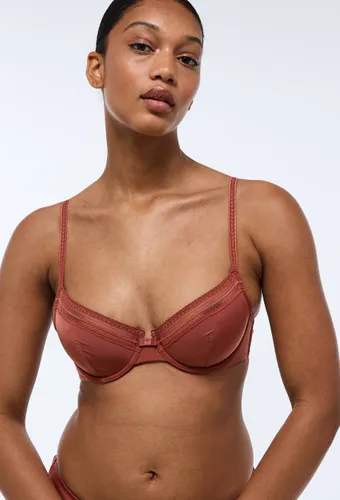 Soutien-gorge corbeille balconnet IRIS en microfibre - MONOPRIX - Modalova