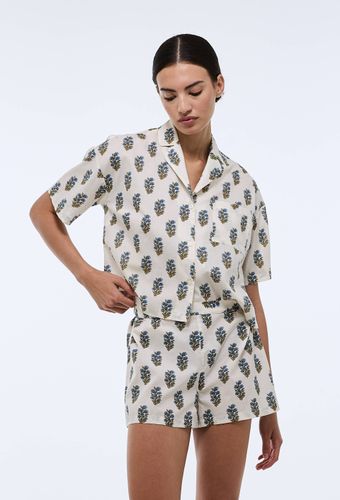 Pyjashort manches courtes imprimé en coton BIO GOTS - MONOPRIX - Modalova