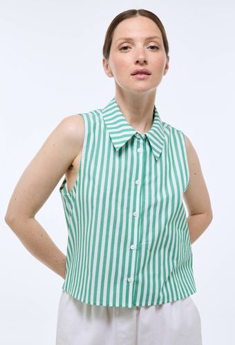 Chemise sans manches rayée en coton BIO GOTS - MONOPRIX - Modalova