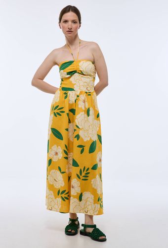 Robe longue évasée imprimée - MONOPRIX - Modalova