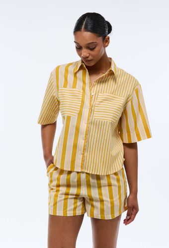 Pyjashort manches courtes rayé en coton BIO GOTS - MONOPRIX - Modalova