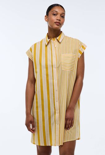 Chemise de nuit rayée en coton BIO GOTS - MONOPRIX - Modalova