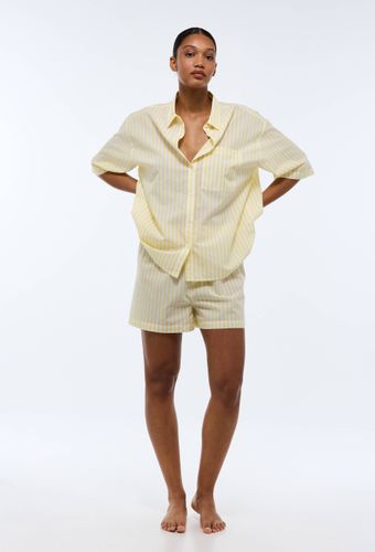 Pyjashort rayé tissé en coton BIO GOTS - MONOPRIX - Modalova