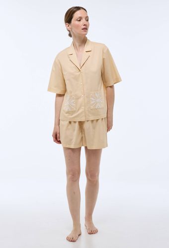 Pyjashort brodé en coton BIO GOTS - MONOPRIX - Modalova