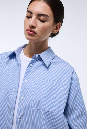 Chemise manches longues rayée en coton BIO GOTS - MONOPRIX - Modalova