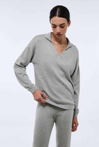 Pull uni à manches longues en maille légère - MONOPRIX - Modalova