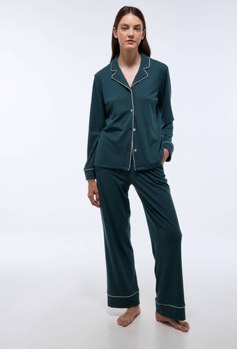 Pyjama uni en maille - MONOPRIX - Modalova