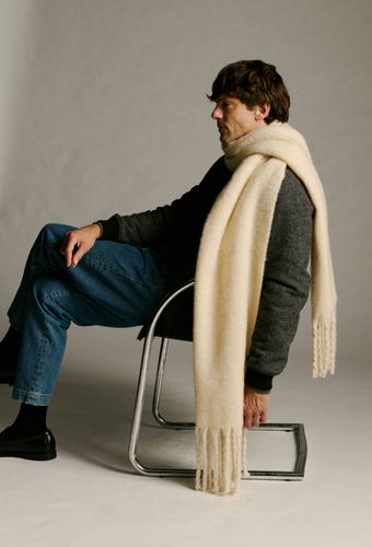 Veste à chevron doublée, en laine mélangée - MONOPRIX - Modalova