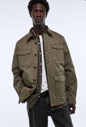 Veste à poches doublée, en coton - MONOPRIX - Modalova