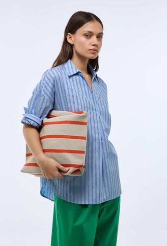 Blouse manches trois quarts rayée en coton BIO GOTS - MONOPRIX - Modalova