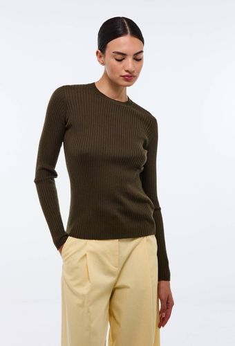 Pull col rond en laine - MONOPRIX PREMIUM - Modalova