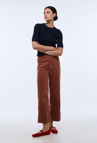 Pantalon large en velours - MONOPRIX - Modalova