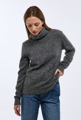 Pull col roulé uni contenant de l'alpaga - MONOPRIX PREMIUM - Modalova