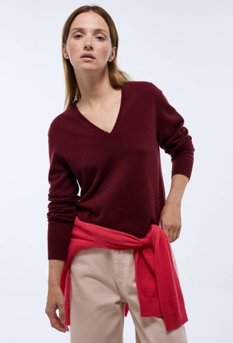 Pull col V en cachemire - MONOPRIX PREMIUM - Modalova
