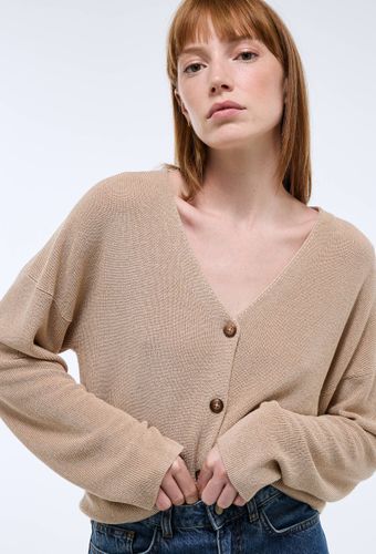 Cardigan en maille à fils métallisés - MONOPRIX - Modalova