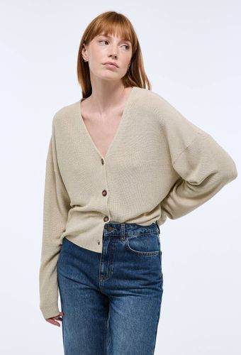 Cardigan en maille à fils métallisés - MONOPRIX - Modalova