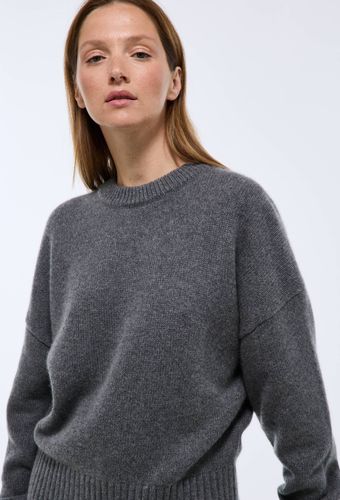 Pull col rond ample en cachemire - MONOPRIX PREMIUM - Modalova