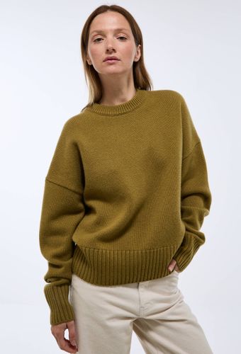Pull col rond ample en cachemire - MONOPRIX PREMIUM - Modalova