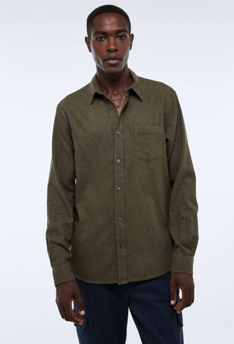 Chemise manches longues en flanelle de coton BIO GOTS - MONOPRIX - Modalova