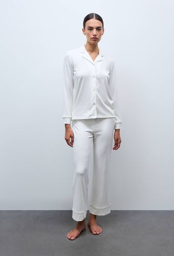 Pyjama uni en maille - MONOPRIX - Modalova