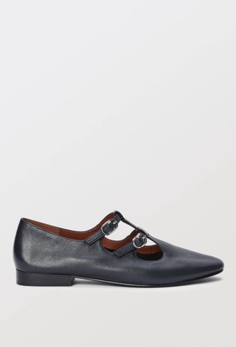 Salomés double brides en cuir - MONOPRIX PREMIUM - Modalova
