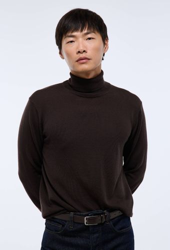 Pull col roulé en laine mérinos - MONOPRIX - Modalova