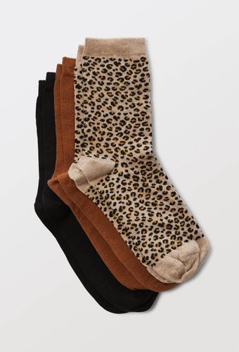 Lot de 3 paires de chaussettes fantaisie en coton - MONOPRIX - Modalova