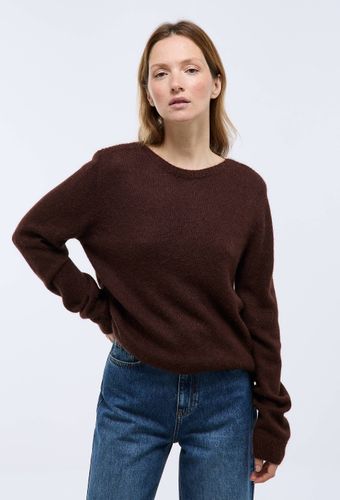 Pull col bateau uni contenant de l'alpaga - MONOPRIX PREMIUM - Modalova
