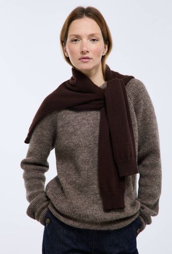 Pull en côte perlée contenant de l'alpaga - MONOPRIX PREMIUM - Modalova