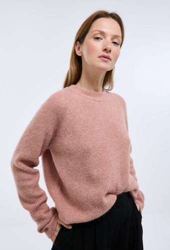 Pull en côte perlée contenant de l'alpaga - MONOPRIX PREMIUM - Modalova