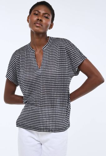 T-shirt à manches courtes imprimé en lin - MONOPRIX PREMIUM - Modalova
