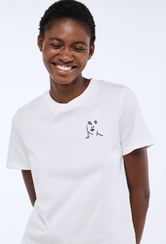 T-shirt à manches courtes avec imprimé placé - MONOPRIX - Modalova